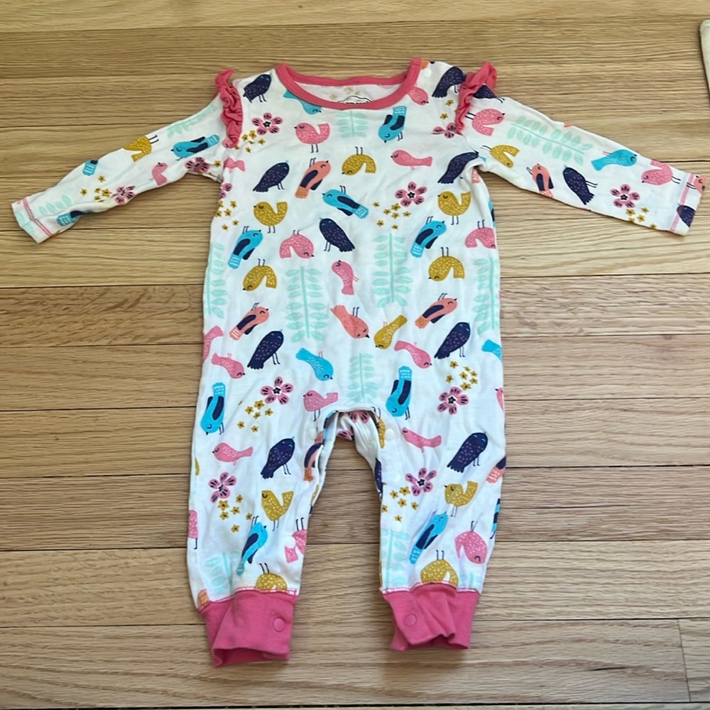 Lamaze 12m one piece romper long sleeve and pants with beautiful bright colors